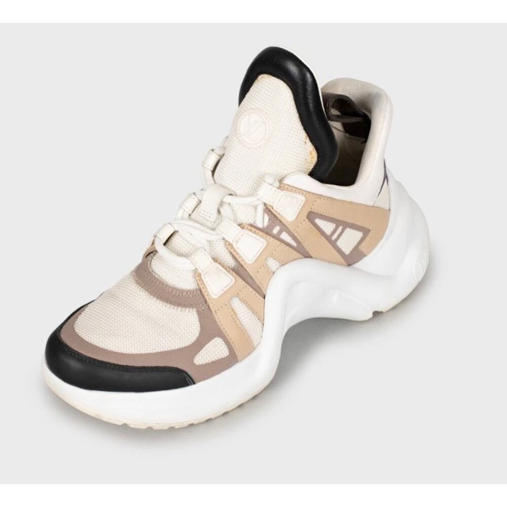 Louis Vuitton Archlight White Leather Sneakers, EU 37 - Picture 3 of 5